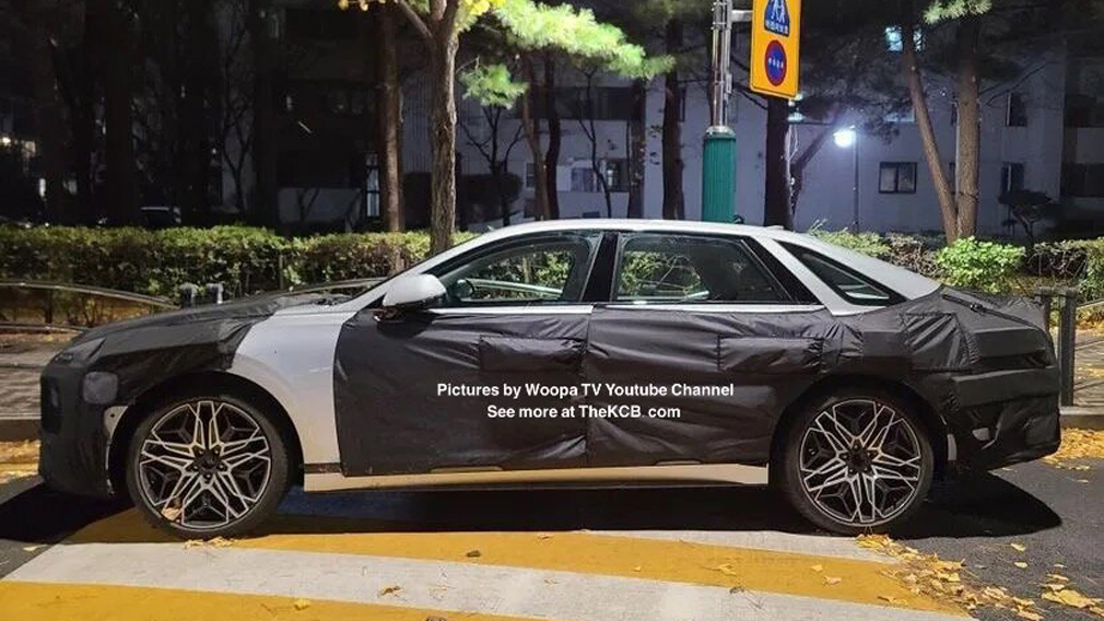 В интернете представили первые фото седана Hyundai Grandeur нового поколения