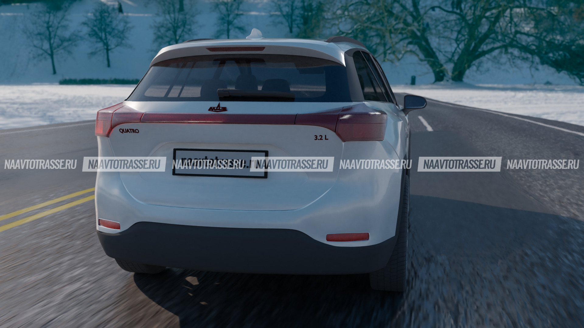 Представлены первые рендеры совершенно нового кросс-купе МАЗ-5440 2022 года 