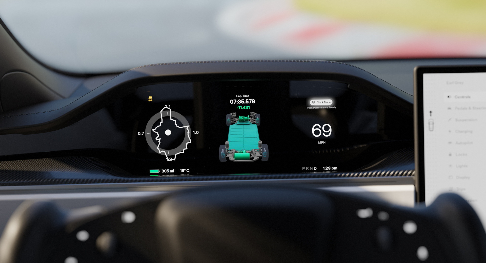 Tesla разработала трековый режим вождения для Model S Plaid