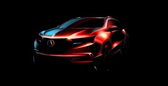 Acura показала как будет выглядеть новое поколение кроссовера MDX