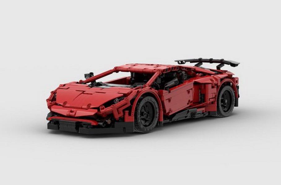 Из Lego сделали копию Lamborghini Aventador с дистанционным управлением 