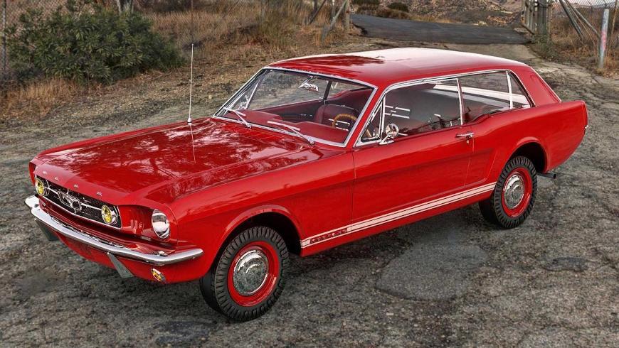 Представлен электрический универсал Ford Mustang образца 1965