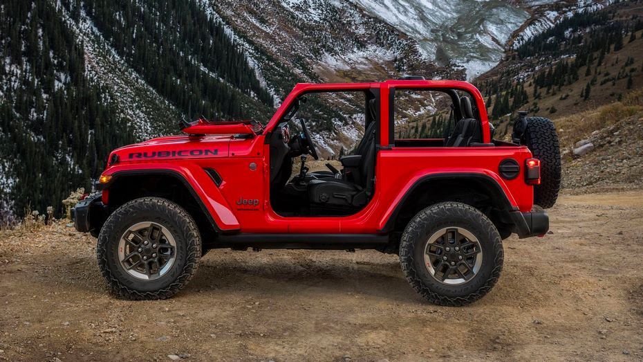 Jeep Wrangler 2018 модельного года представлены первые официальные