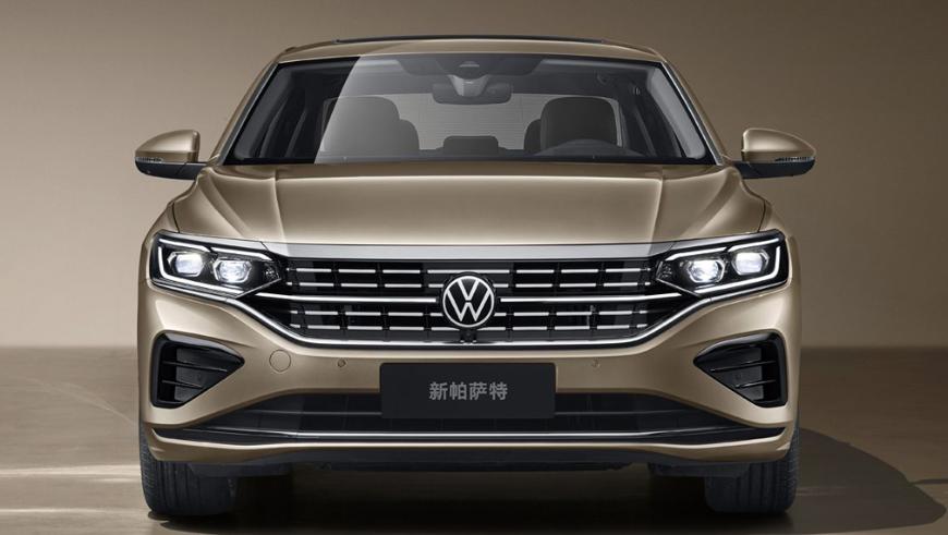 Компания Volkswagen обновила свой самый большой седан VW Passat для китайского рынка 