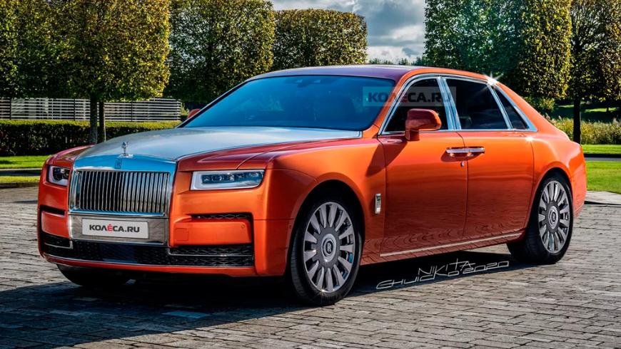 В Сети показали первые изображения нового Rolls-Royce Ghost