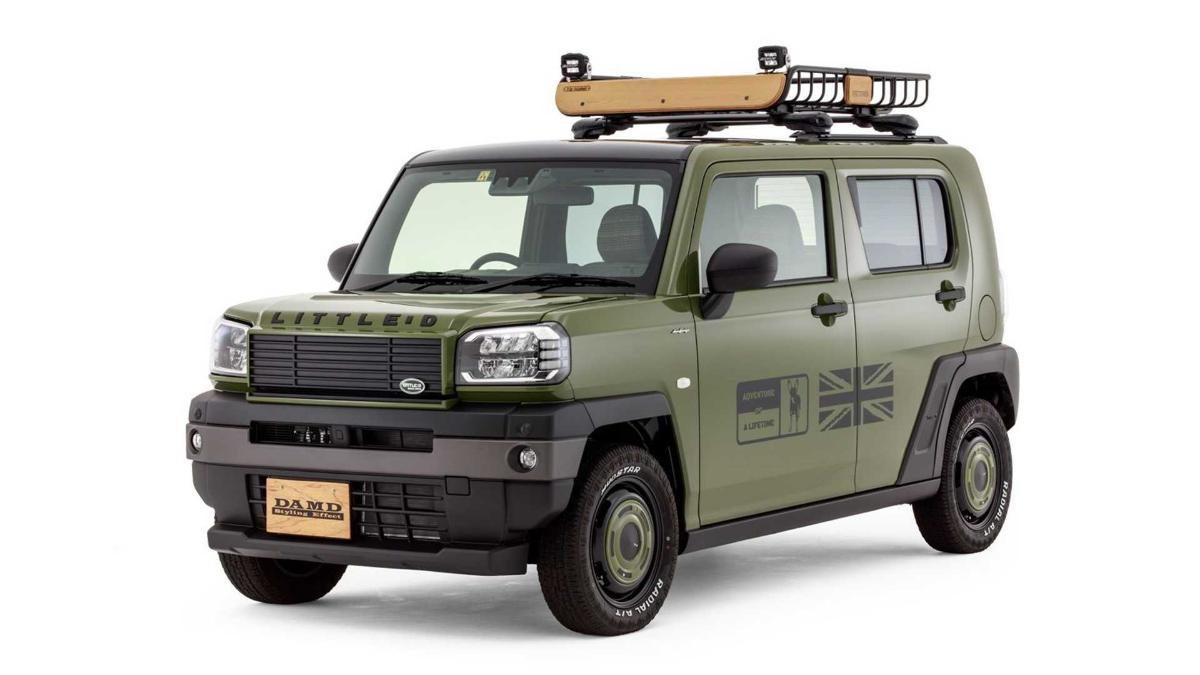 Тюнинг-ателье DAMD представило обновленный Daihatsu Taft с дизайном Land Rover Defender