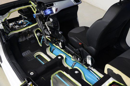 PSA Peugeot Citroen представил  гидравлическую силовую установку Air Hybrid