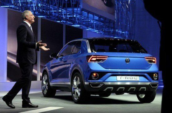 Серийное производство модели Volkswagen T-ROC начнется в 2016 году