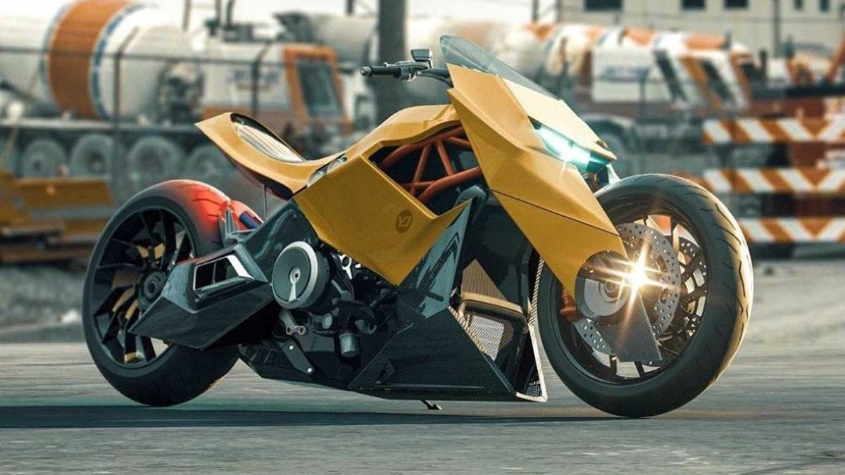 В Сети появился концепт мотоцикла от Lamborghini