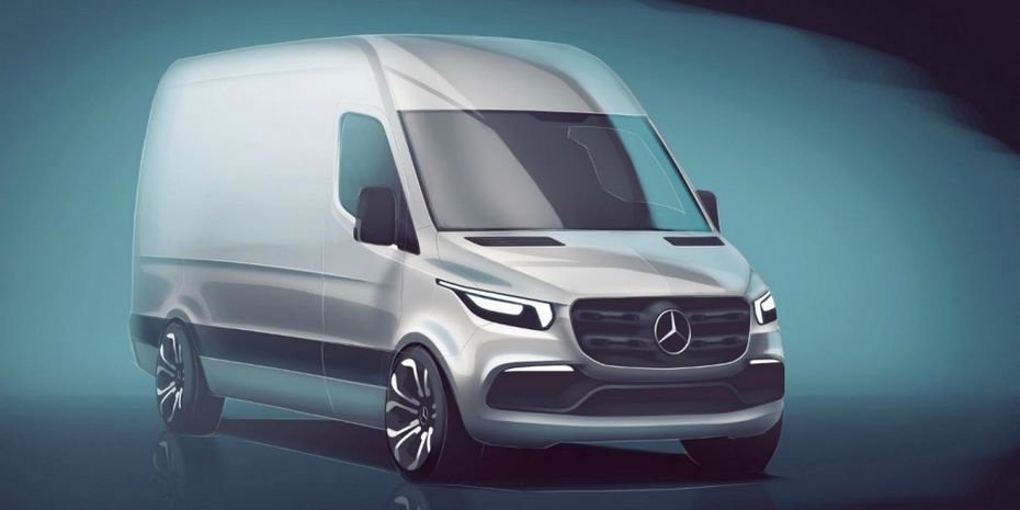 Mercedes-Benz представил изображение будущей версии фургона Sprinter