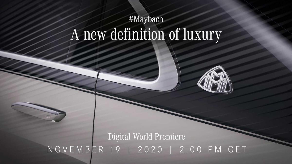 Mercedes-Maybach озвучил дату презентации обновленного S-Class 2021