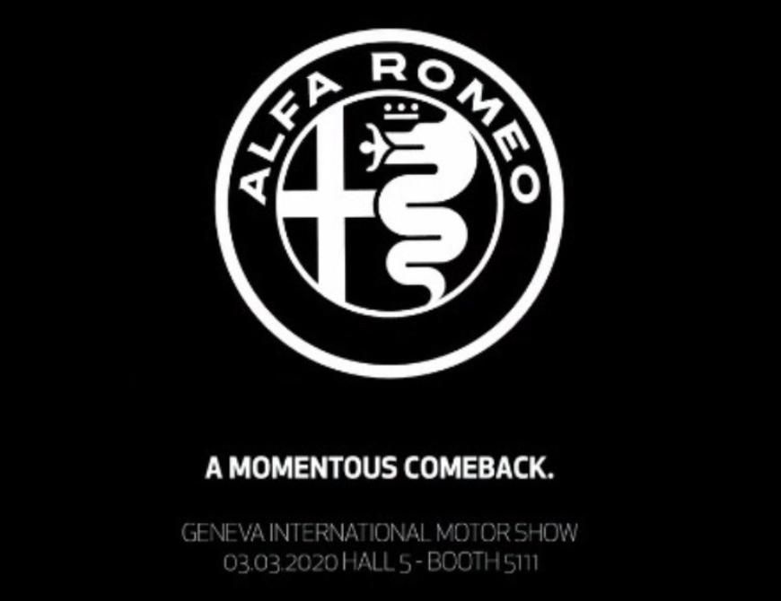 Alfa Romeo выпустила интригующий тизер в преддверии автосалона в Женеве 