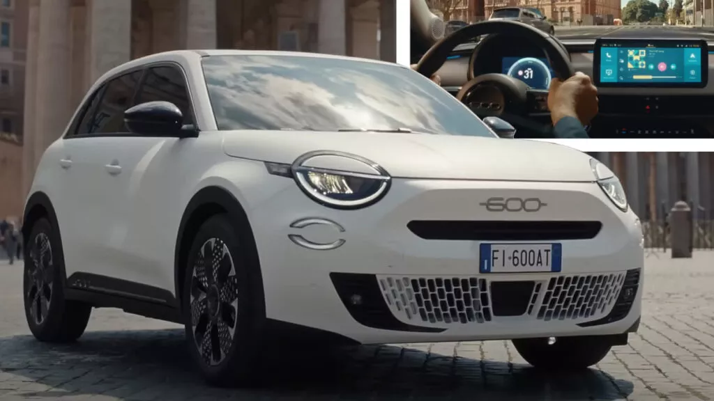Компания Fiat показала электрический кроссовер Fiat 600e 2024 года на официальном видео