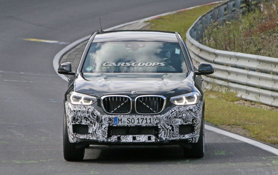 В сети появились новые фотографии тестовой версии BMW X3 M