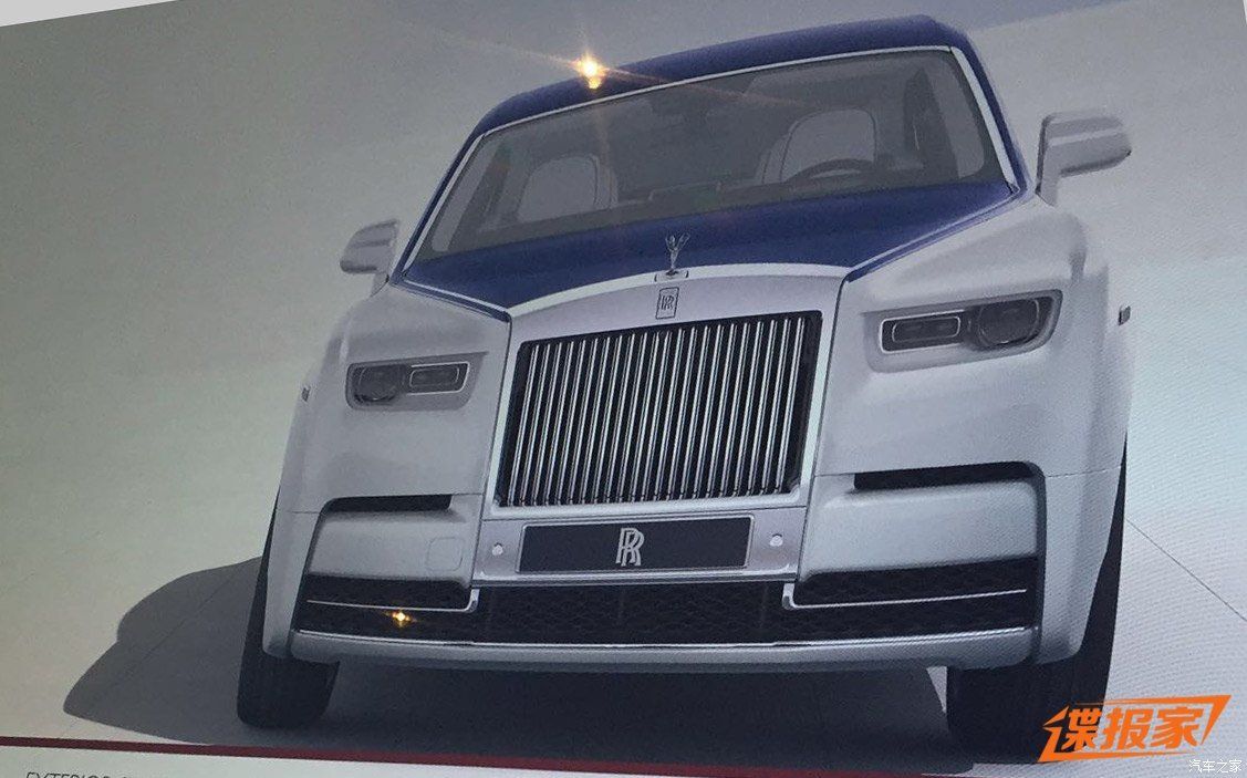 Появились снимки нового Rolls Royce Phantom