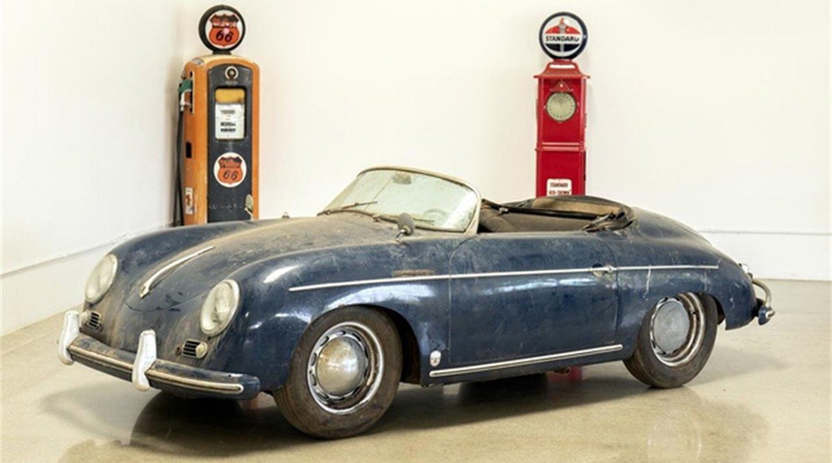 Спорткар Porsche 356А, 35 лет простоявший в гараже, продают