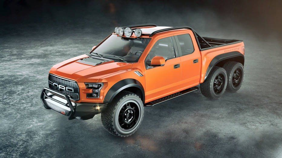 Hennessey VelociRaptor 6x6 выглядит одинаково пугающе и круто