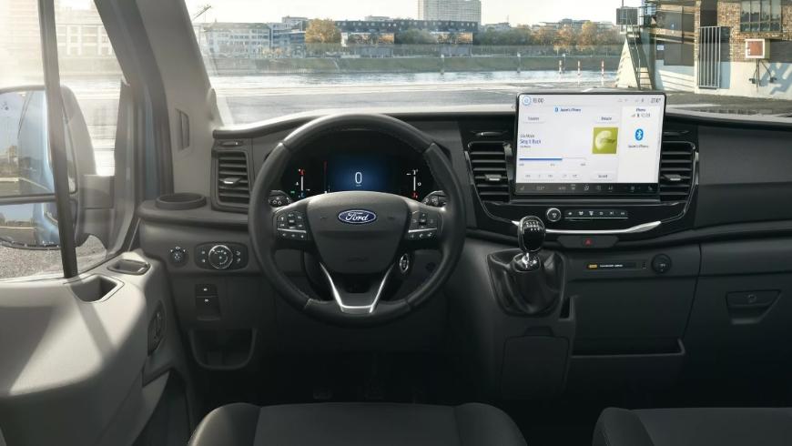 Ford Transit 2024 года для Европы получит подросшую мультимедиа и новую 8АКПП