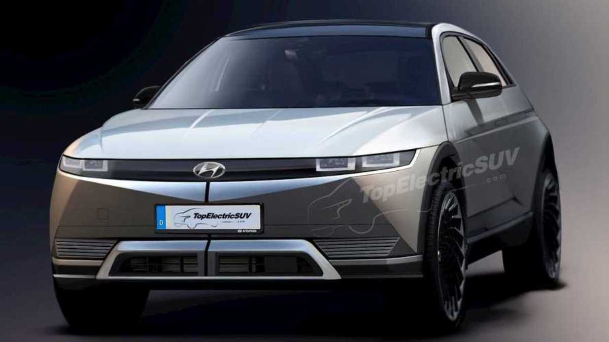 В сети появился рендер электрокара Hyundai Ioniq 5