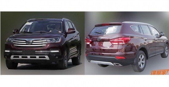 Lifan X80 «попался» в объективы фотокамер