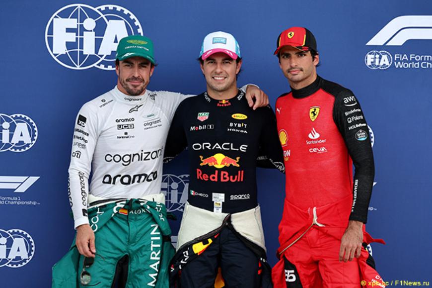 Серхио Перес выиграл квалификацию Гран-при Майами, Ферстаппен – 9-й