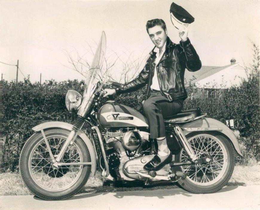 Мотоцикл Элвиса Пресли выставили на торги