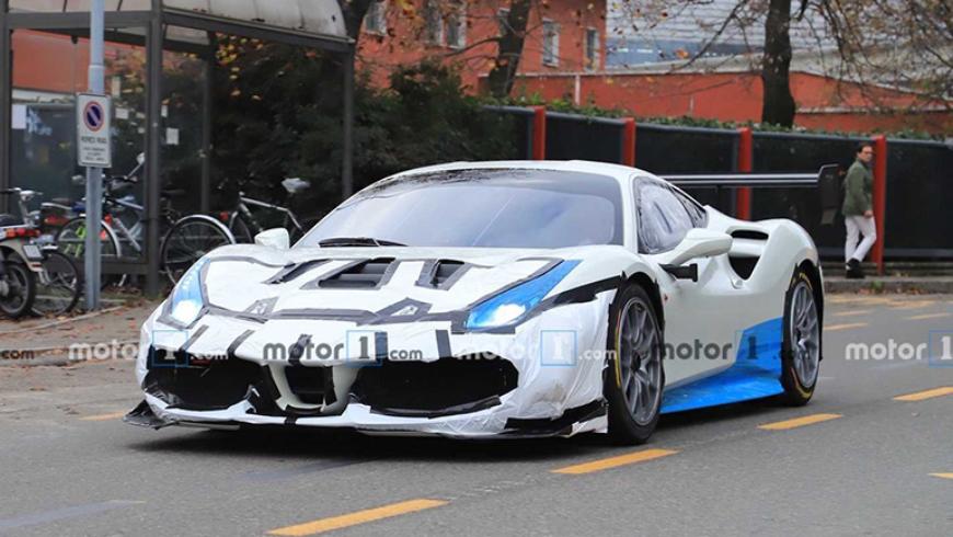 Прототип гоночного Ferrari заметили во время испытаний в городских условиях
