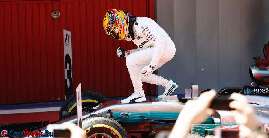 Formula1: Льюис Хэмилтон победил в гран-при Испании