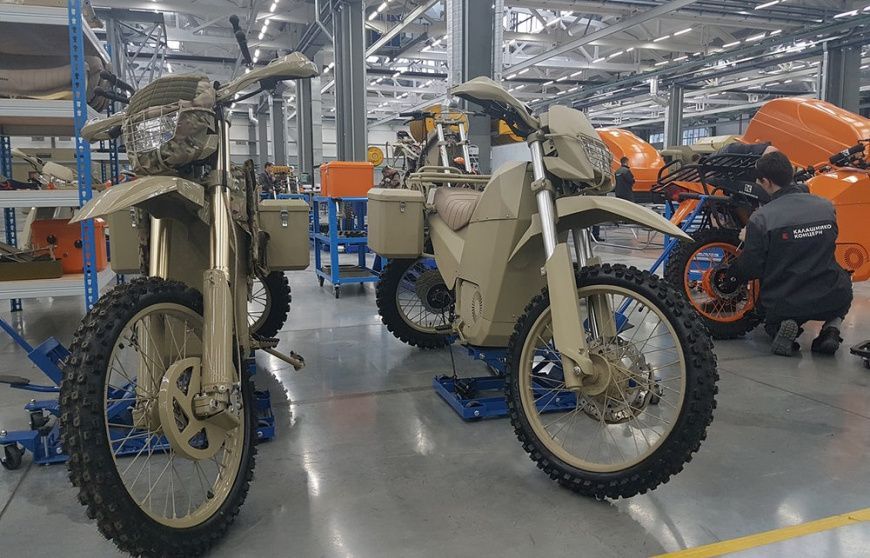 Электромотоцикл SM-1: новинка от концерна Калашникова на «Армия-2018»