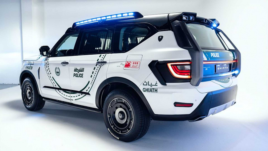 W Motors представила внедорожник Ghiath для полицейского патруля