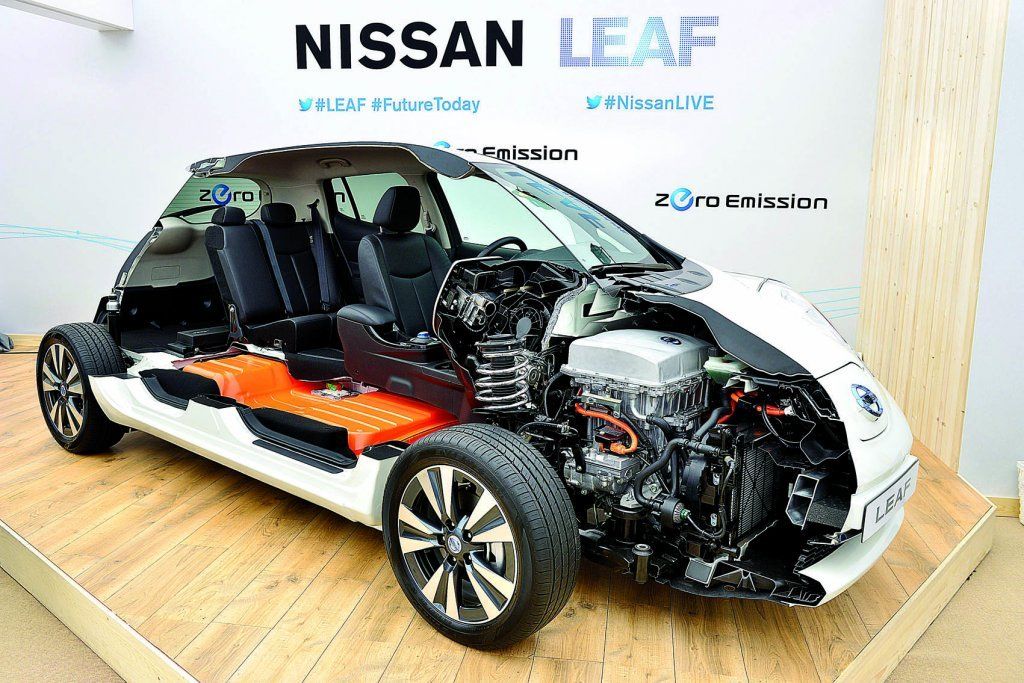 Серийно выпускающийся электромобиль Nissan Leaf