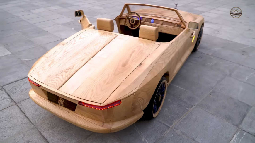 Папа построил сыну удивительную копию роскошного кабриолета Rolls-Royce Boat Tail 