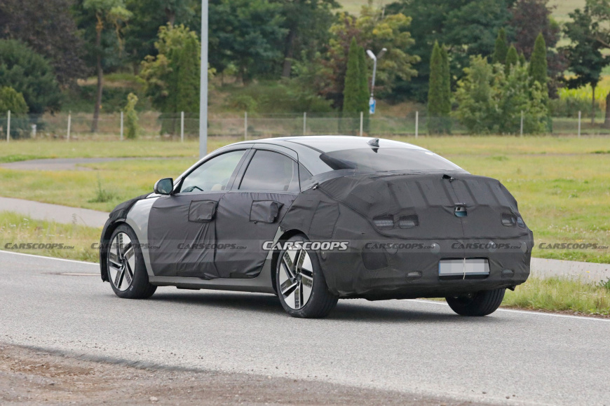 Электрокар Hyundai Ioniq 6 2023 года заметили на тестовых испытаниях в Германии