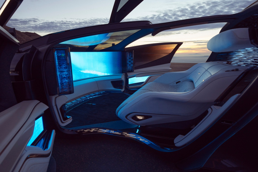 Компания Cadillac презентовала роскошное автономное купе InnerSpace Concept