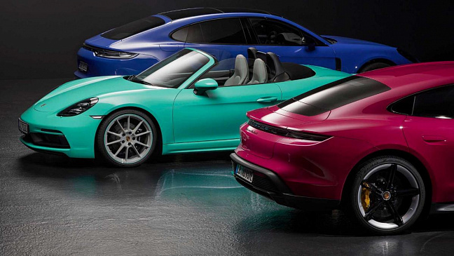 Porsche готов предложить клиентам более 160 цветов кузова