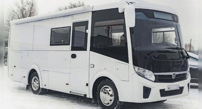 Автобус «Вектор Next» превратили в комфортный автодом