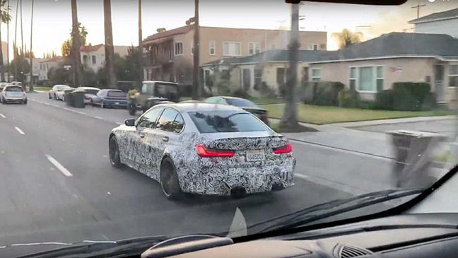 Новый BMW M3 замечен на дорогах Лос-Анджелеса