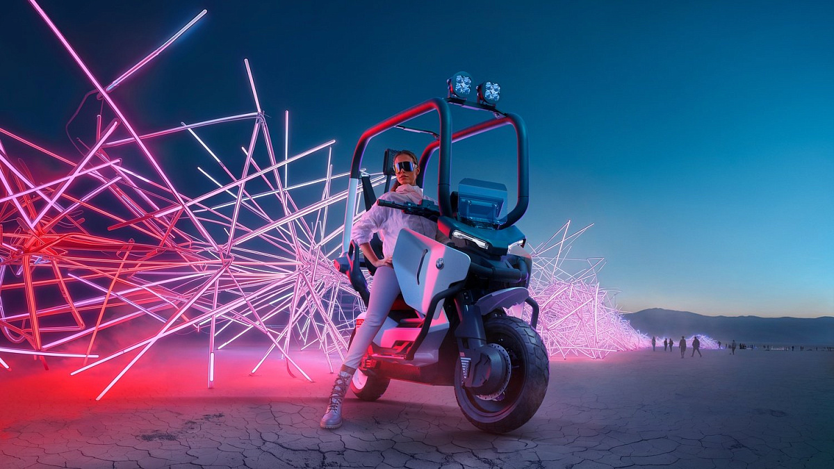 Сенсация: забудьте про шлем - BMW показала скутер, который сам заботится о вашей жизни