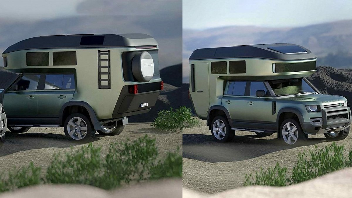 Из нового Land Rover Defender сделали крутой дом на колесах
