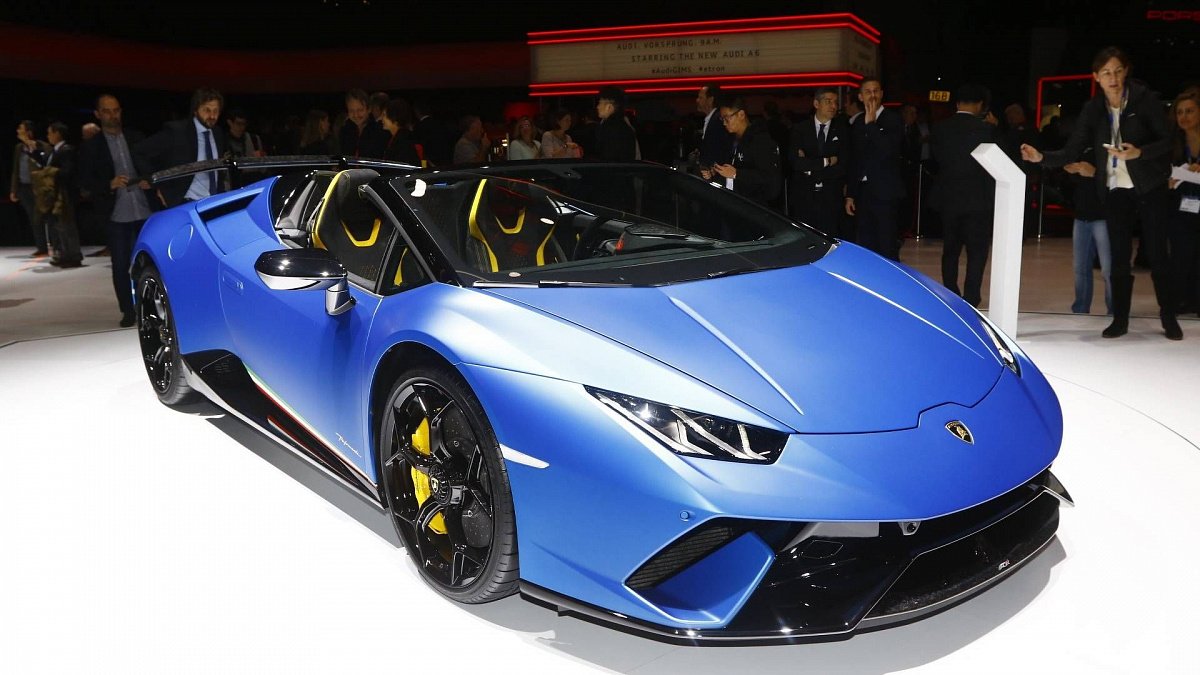 В Женеве официально представили родстер Lamborghini Huracan Performante – Spyder