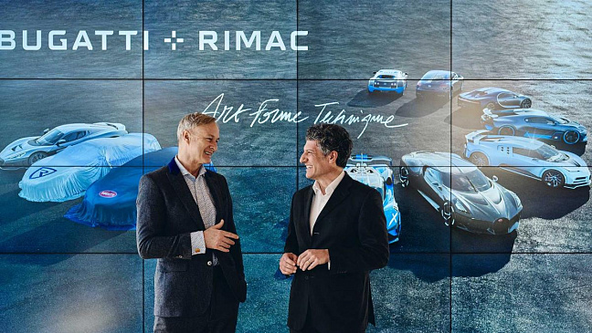 Новая компания Bugatti Rimac анонсировала пару грядущих гиперкаров 