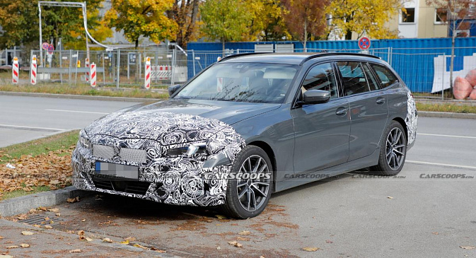 Обновленный универсал BMW 3-Series Touring 2023 года впервые показали на шпионских фото 
