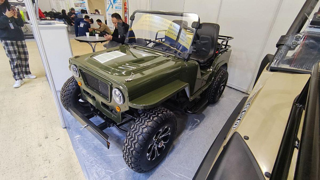На выставке Мотовесна 2024 показали необычный квадроцикл в стиле Jeep и УАЗ