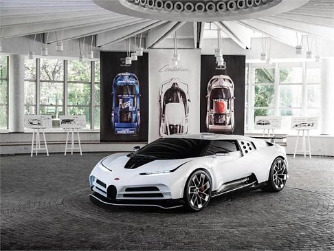 Новый суперкар Bugatti Centodieci рассекречен за день до презентации