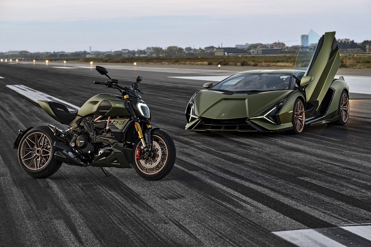 Представили мотоцикл Ducati в стиле Lamborghini