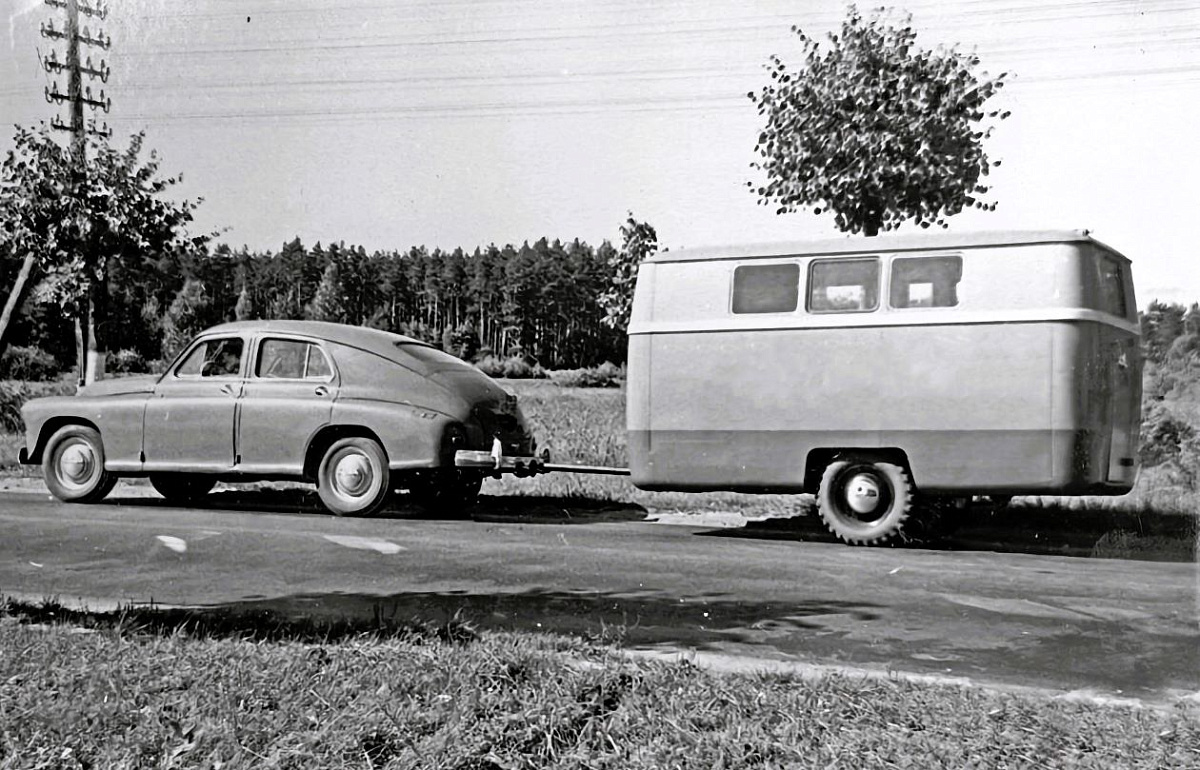 Прицепы-дачи и дома на колёсах в Советском Союзе – такие существовали всегда, но доставались единицам