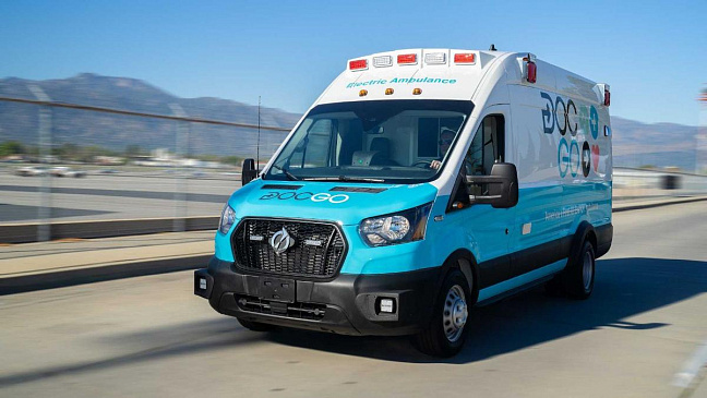 Электрический Ford E-Transit стал первым автомобилем скорой помощи в США