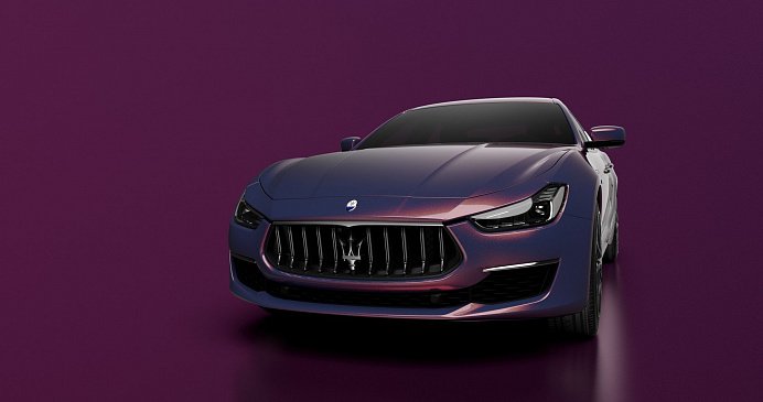 Бренд Maserati выпустил фиолетовую лимитированную серию Ghibli Hybrid Love Audacious