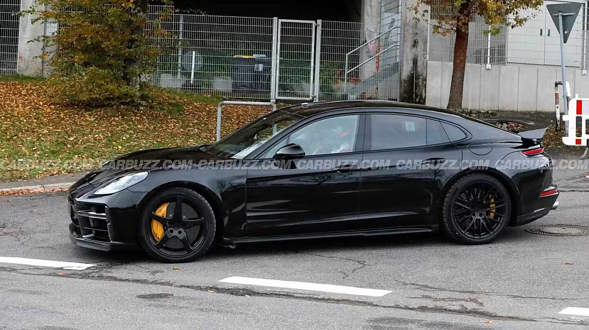 Новый монстр Porsche: Panamera с фиксированным спойлером и V8 PHEV двигателем бросает вызов рекордам