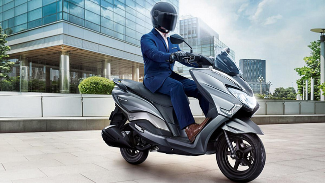 Представлена электрическая версия популярного скутера Suzuki Burgman для рынка Индии